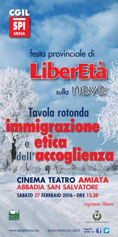 CGIL_Siena_Festa_Libereta_Neve_2016_locandina