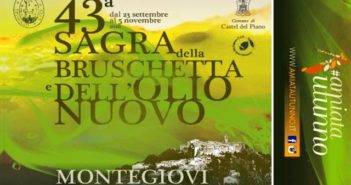Castel del Piano. A Montegiovi, al via la 43^ Sagra della Bruschetta monte_giovi_43_sagra_bruschetta_2016_manifestino_02