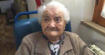 Abbadia San Salvatore. I 110 anni di nonna Irma, i veri fuochi d’artificio di San Marco Papa Irma Ilari - foto di copertina ripresa da radiosienatv.it