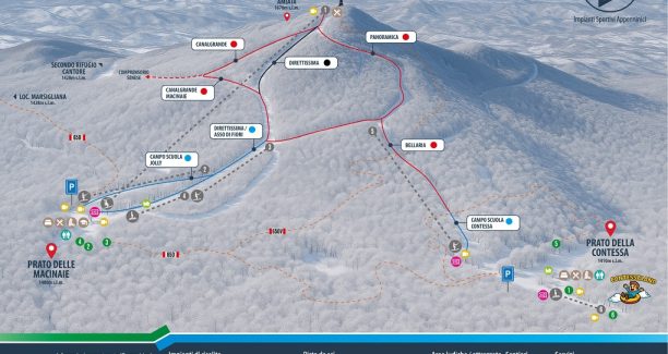 Cartina amiata macinaie