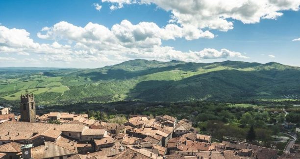 Piancastagnaio veduta