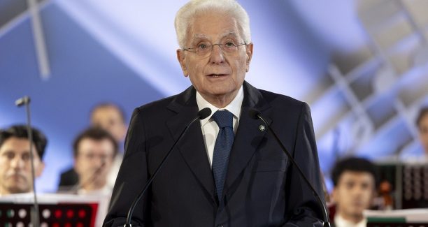 Presidente della Repubblica Sergio Mattarella