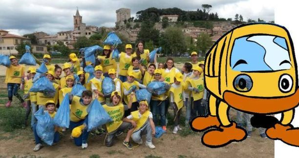 Sarteano_Puliamo_il_Mondo_ragazzi_Piedibus_logo_01
