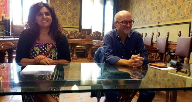 Sindaco_RominaSani_e_il_Governatore_Luigi_Galassi