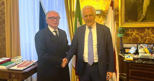 Tullio Tenci con Eugenio Giani