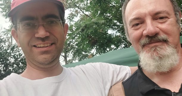 alessandro perugini con carlo lucarelli