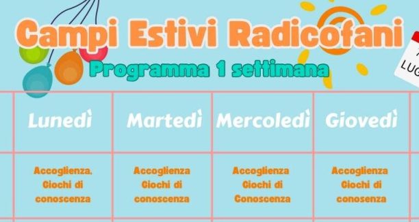 campi estivi radicofani