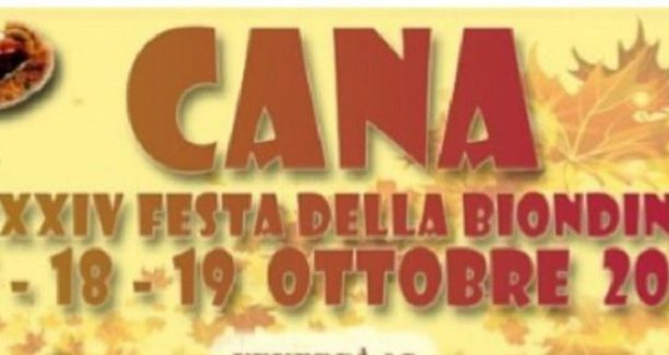 cana festa biondina