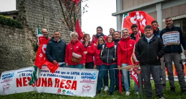 cgil acqua e sapone