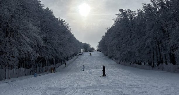 neve sulla pista amiata