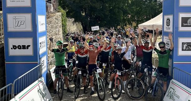 partenza Cicloturistica amiata bike festival 2025