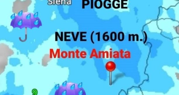 pioggia amiata
