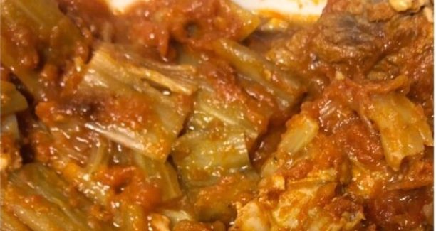 pollo in umico con sedani