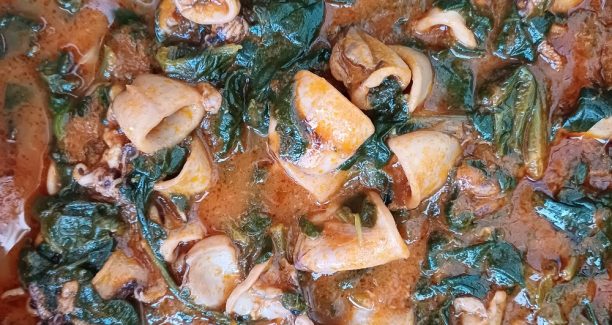 totani con spinaci